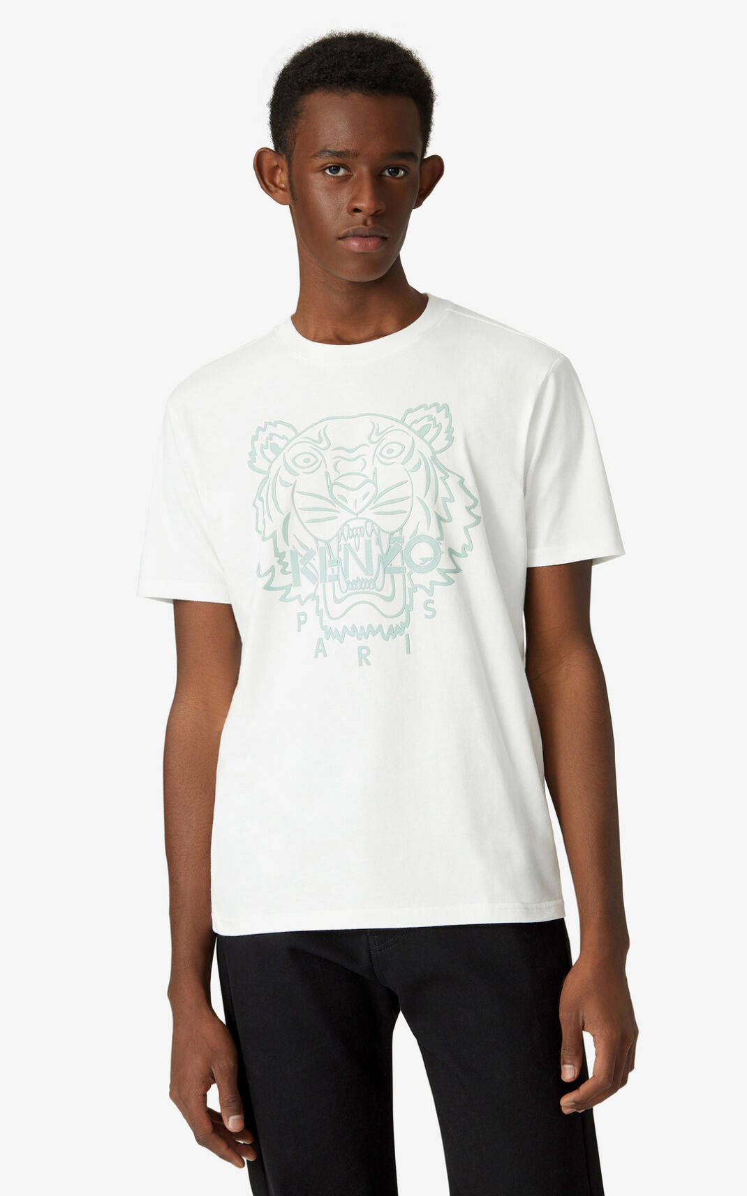 Camisetas Kenzo Tiger Hombre Blancas - SKU.2897439